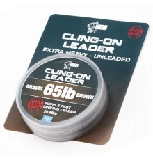 Ледкор без сердечника Nash Cling-On Leader 65lb Weed