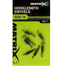 Вертлюги с быстросъемом Matrix Hooklength Swivels