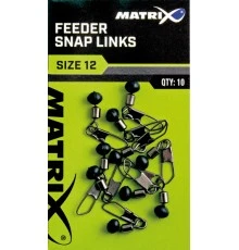 Вертлюг скользящий с застежкой Matrix Feeder Bead Snap Links