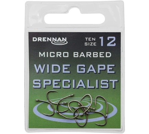Крючки с ушком DRENNAN Wide Gape Specialist MB