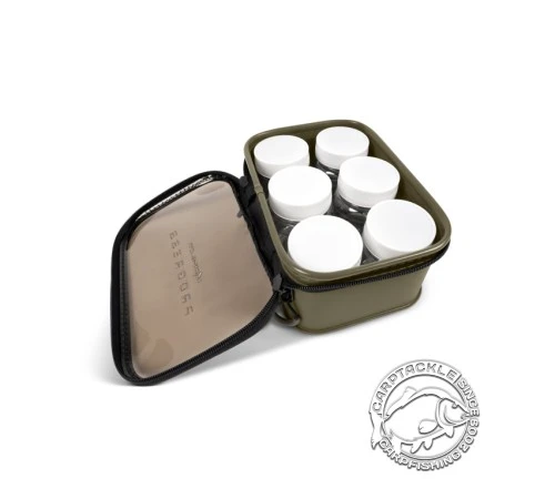 Сумка с банками для насадок из ЭВА Korum Progress EVA Hookbait Pouches