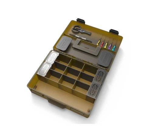 Коробка для снастей в полной комплектации Korum Mega Blox Loaded