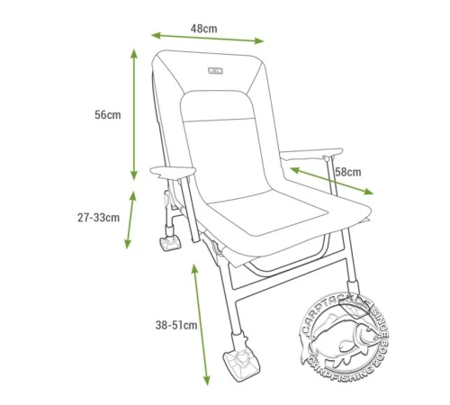 Кресло Korum Supa Lite Stretch Deluxe