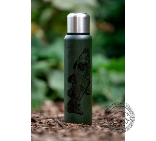 Термос с принтом Korum Classic Thermal Flask Tench