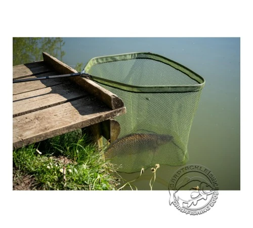 Металлическая прямоугольная голова подсачека с латексной сеткой Korum Full Metal Speci Square Latex