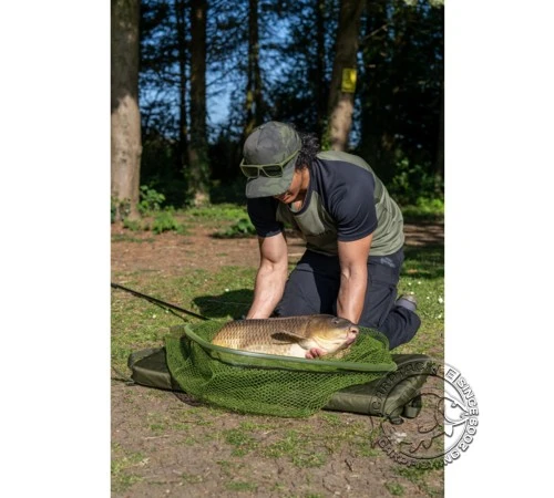 Металлическая прямоугольная голова подсачека с латексной сеткой Korum Full Metal Speci Square Latex