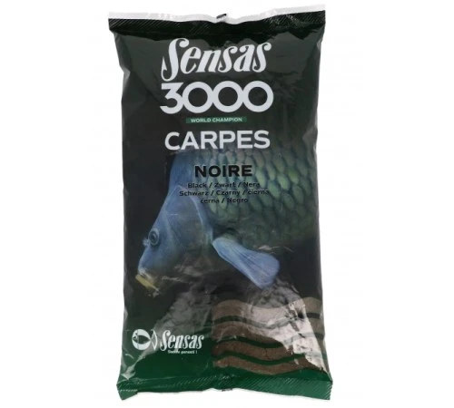Прикормка Sensas 3000 CARP Noire