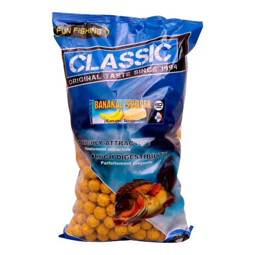 Тонущие бойлы Fun Fishing Classic Banana Scopex