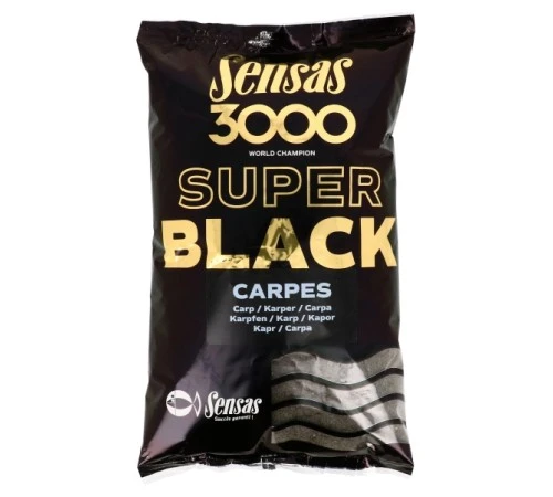 Прикормка Sensas 3000 Super Black Carp