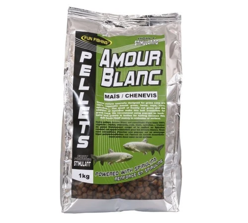 Пеллетс Fun Fishing Amour Blanc Pellets Corn/Hempseed