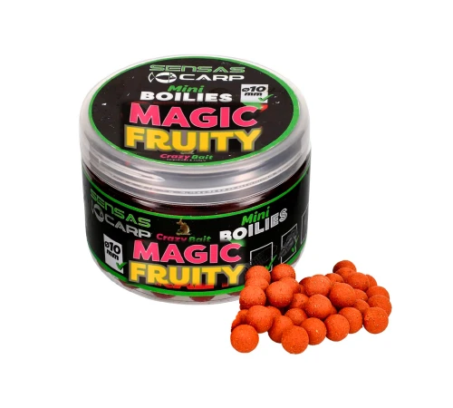 Бойлы тонущие Sensas Crazy Bait Mini Boilies Magic Fruity 10mm