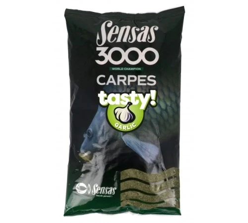 Прикормка Sensas 3000 CARP TASTY Garlic
