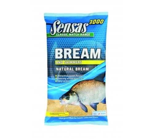 Прикормка Sensas 3000 Natural Bream