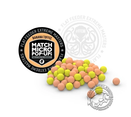 Плавающие бойлы FFEM Pop-Up Micro Banana Toffee 8mm