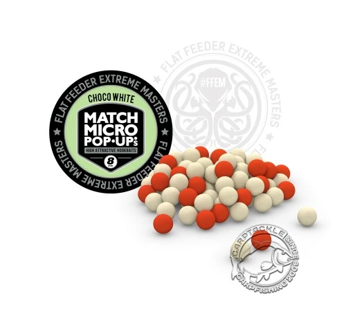 Плавающие бойлы FFEM Pop-Up Micro Choco White 8mm