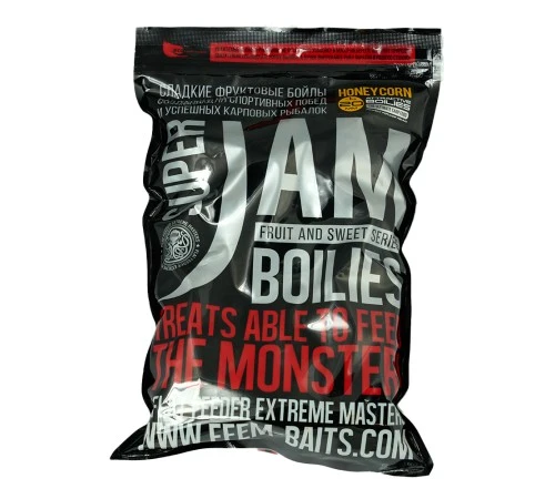 Бойлы тонущие FFEM Super Jam Boilies Honey Corn 20mm