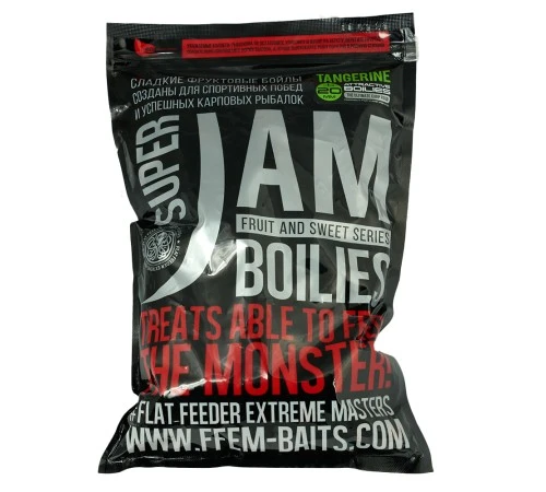 Бойлы тонущие FFEM Super Jam Boilies Tangerine 20mm