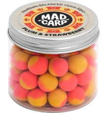 Бойлы насадочные Mad Carp Baits Balanced Plum & Strawberry
