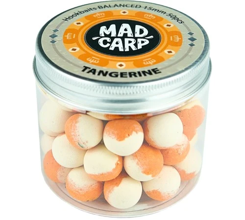 Бойлы насадочные Mad Carp Baits Balanced Tangerine