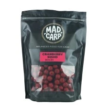 Бойлы тонущие Mad Carp Baits Cranberry Squid 15мм 1кг