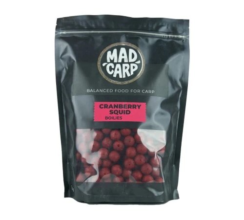 Бойлы тонущие Mad Carp Baits Cranberry Squid 1кг
