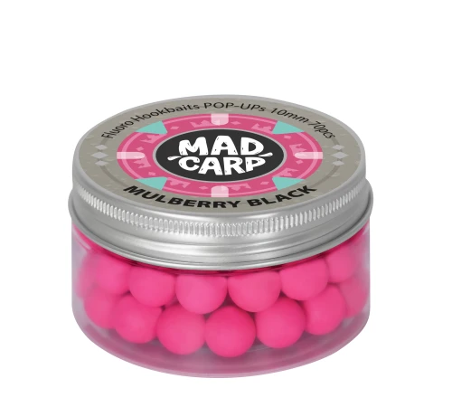 Плавающие бойлы Mad Carp Baits Fluoro POP-UP Mulberry Black