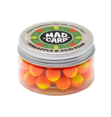 Плавающие бойлы Mad Carp Baits Fluoro POP-UP Pineapple & Acid Pear
