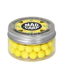 Плавающие бойлы Mad Carp Baits Fluoro POP-UP Pinneapple & N'butyric 10mm