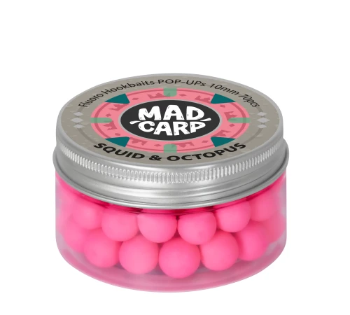 Плавающие бойлы Mad Carp Baits Fluoro POP-UP Squid & Octopus