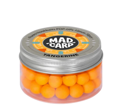 Плавающие бойлы Mad Carp Baits Fluoro POP-UP Tangerin