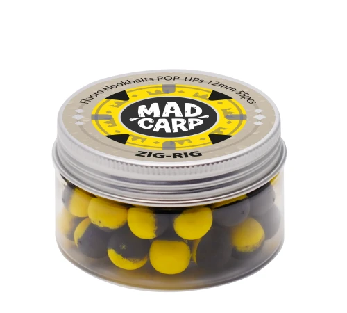 Плавающие бойлы Mad Carp Baits Fluoro POP-UP Zig-Rig