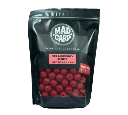 Бойл тонущий Mad Carp Baits River Series Strawberry Juice 20mm