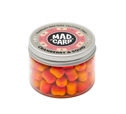 Вафтерсы Mad Carp Baits Wafters Cranberry & Squid