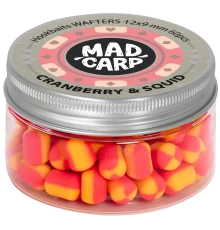 Вафтерсы Mad Carp Baits Wafters Cranberry & Squid 12х9mm