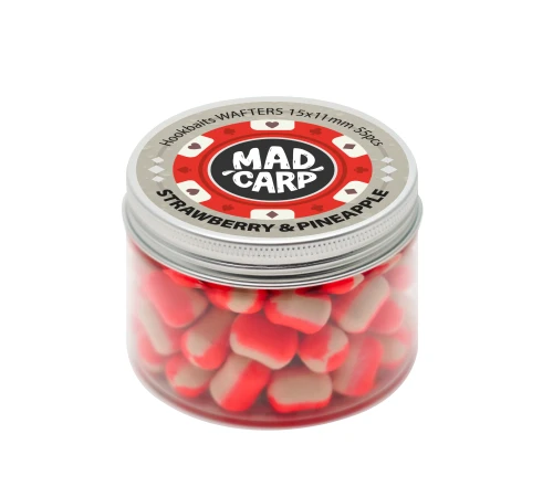Вафтерсы Mad Carp Baits Wafters Strawberry & Pinneapple