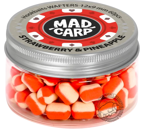 Вафтерсы Mad Carp Baits Wafters Strawberry & Pinneapple