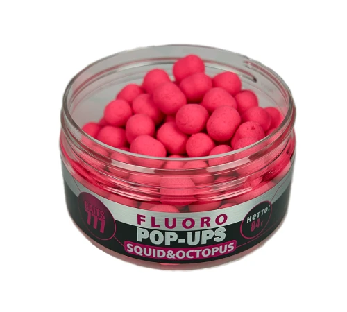 Плавающие бойлы 777 Baits Fluoro Pop-Up Squid & Octopus (Кальмар и Осьминог) 12*14mm
