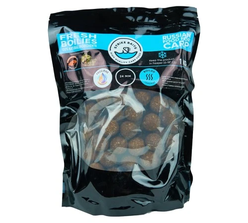 Замороженные бойлы Strike Baits Froz Fire Frozen Boilies 24mm