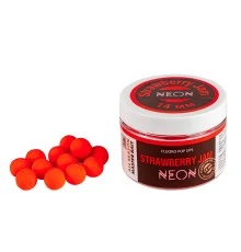 Плавающие бойлы Master Bait Fluoro Pop-Up Neon Strawberry Jam