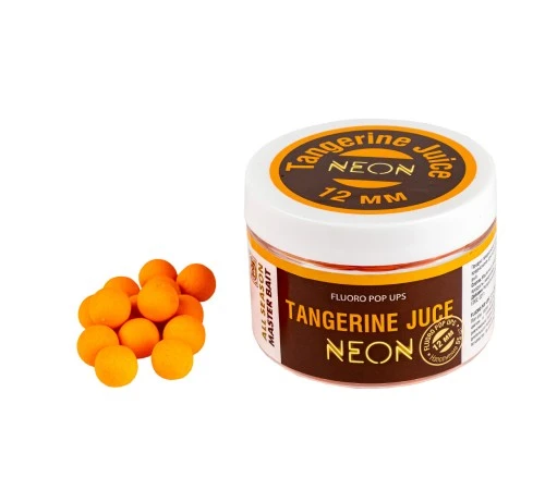 Плавающие бойлы Master Bait Fluoro Pop-Up Neon Tangerine Juice