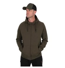 Толстовка зелено-черная с капюшоном FOX Collection LW