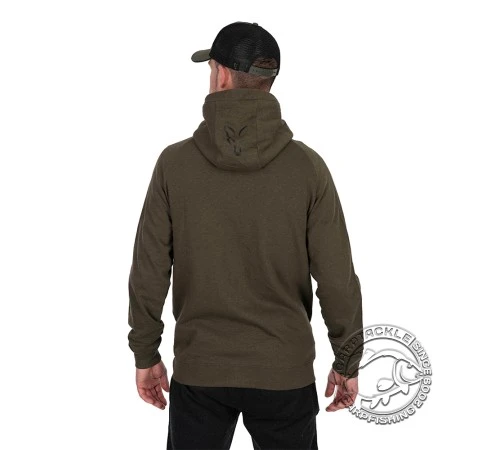 Толстовка зелено-черная с капюшоном FOX Collection LW