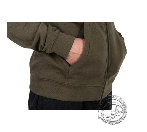 Толстовка зелено-черная с капюшоном FOX Collection LW