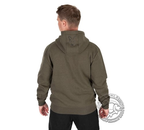 Толстовка с капюшоном Fox Collection Hoody Green & Black