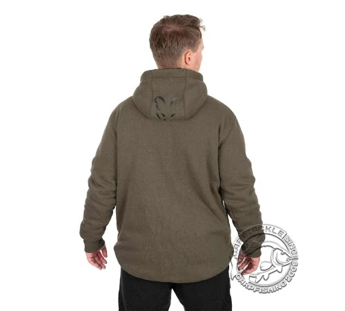 Куртка зелено-черная с шерпа-флисом Fox Collection