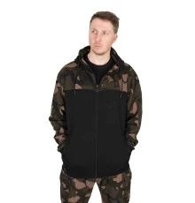 Толстовка с капюшоном Fox LW Black/Camo Split Zip Hoody XL