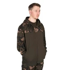 Толстовка с капюшоном и молнией Fox LW Khaki/Camo Split Zip Hoody
