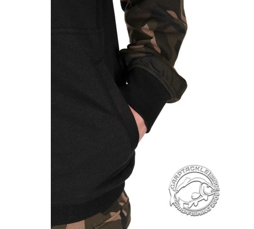 Толстовка на молнии Fox LW Black/Camo QTR Zip