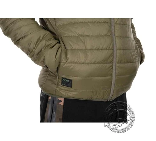 Куртка стеганая оливковая Fox Quilted 100 Jacket - Olive