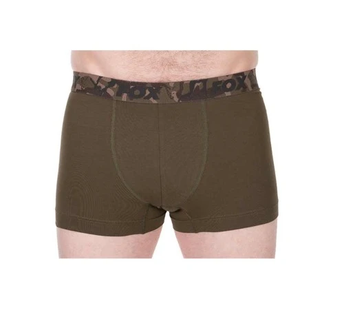 Трусы хаки и черные FOX Boxer Shorts - Khaki and Black XL